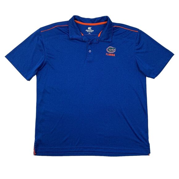 Florida Gators Polo Shirt Mens XL Extra Large Blue Colosseum Coaches Golf - Picture 1 of 10